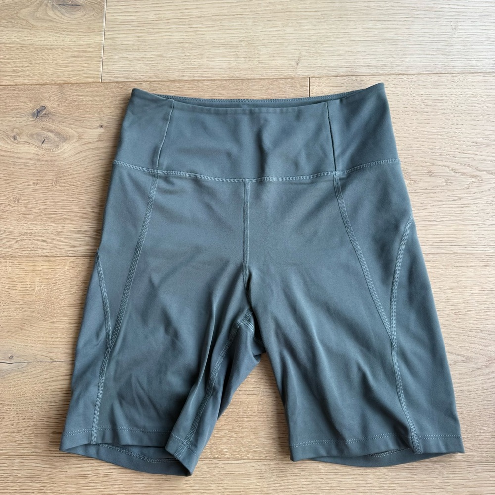 Girlfriend Collective Forest Green Bike Shorts